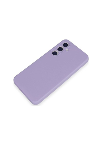 Samsung Galaxy Uyumlu A35 5g Kılıf Nano İçi Kadife Silikon - Lila İtdark473