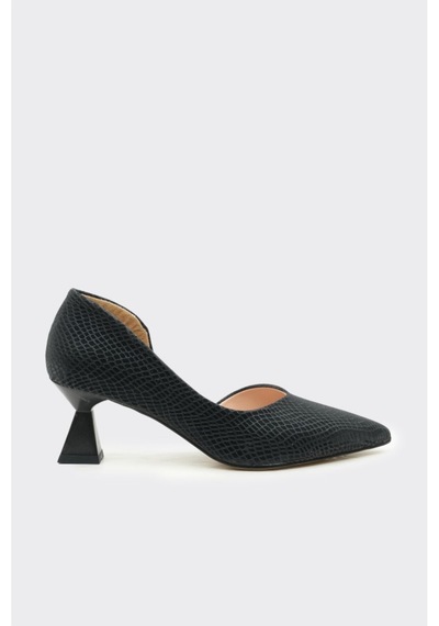 Derinet Kısa Topuk Saten Kadın Stiletto S.sim S.sim