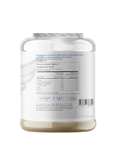 Supplementler Whey Isolate 1000 Gr Kahve
