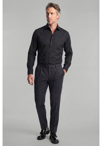 Bisse Modern Fit Klasik Yaka Siyah Cepsiz Erkek Gömlek Gmkls4kc242058 D99 Siyah