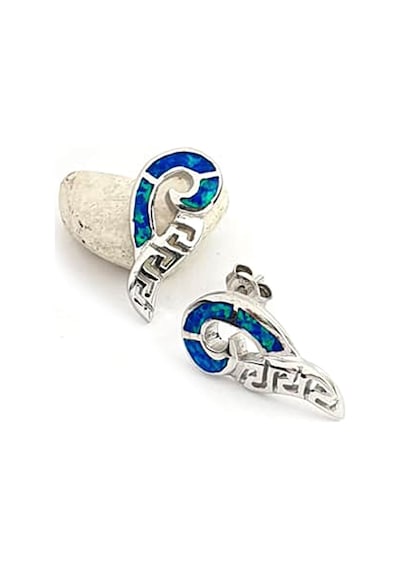 Opal Taşlı Gümüş Tasarım Küpe N11.73637
