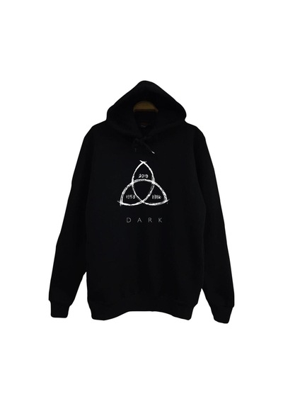 Dark Kapüşonlu Sweatshirt Siyah