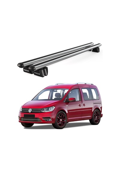 Pençe Volkswagen Caddy 2003-2015 Uyumlu Gri Ara Atkı Port Bagaj Tavan Barı