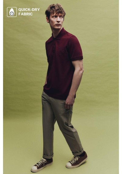 Defacto Nefes Alabilen Polo Tişört F9769ax26spbr34 Bordo-br34