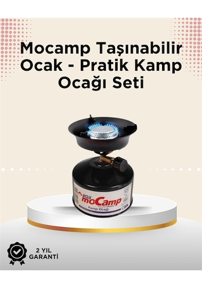 Dayanıklı, Paslanmaz Ve Yüksek Isı Dayanımlı Kamp Ocağı Uzun Süreli Kullanım İçin Siyah