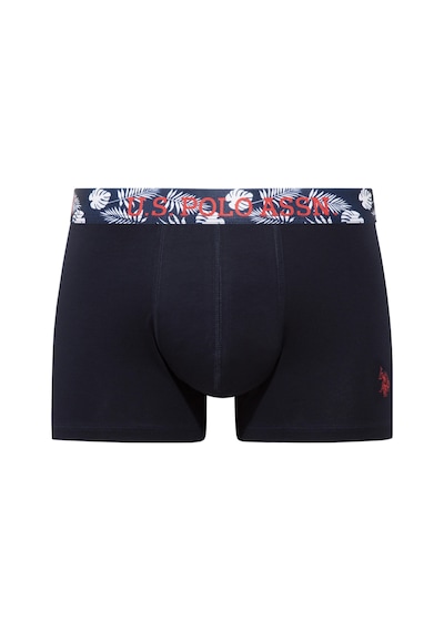 U.s. Polo Assn. 80651 Lacivert - Siyah - Turuncu 3 Lü Boxer Lacivert - Siyah - Turuncu