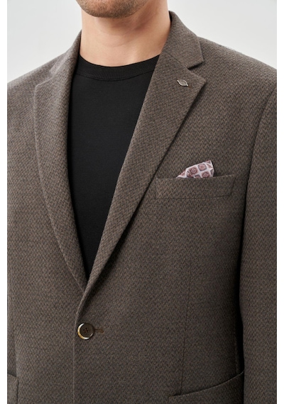 İmza Koyu Bej Desenli Örme Mono Yaka Tam Astar Esnek 6 Drop Comfort Fit Casual Ceket 1002245163 Koyu Bej İmza Koyu Bej Desenli Örme Mono Yaka Tam Astar Esnek 6 Drop Comfort Fit Casual Ceket 1002245163 Koyu Bej