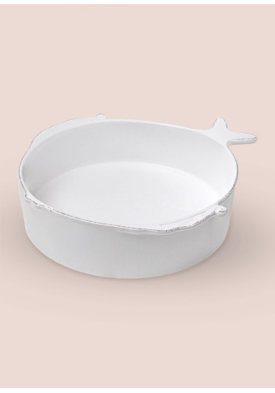 The Mia Fish Salata Kasesi 28 Cm Beyaz
