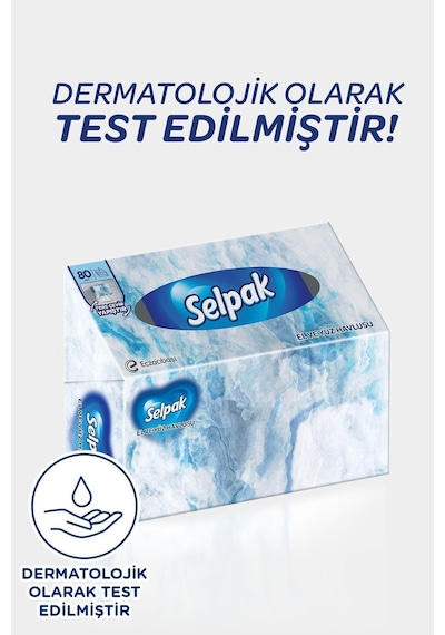 Selpak El Ve Yüz Havlusu 5'li 400 Yaprak Kutulu
