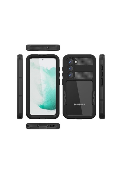 Samsung Galaxy Uyumlu S23 Plus Kılıf 360 Koruma Su Geçirmez Toz Geçirmez Kapak Su