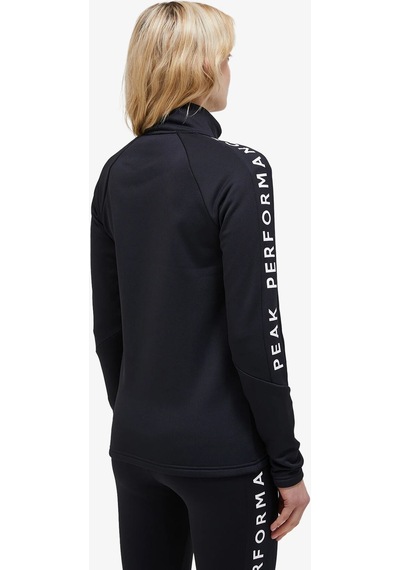 Peak Performance W Rider Zip Kadın Siyah Softshell Mont G79433020-14750 Siyah