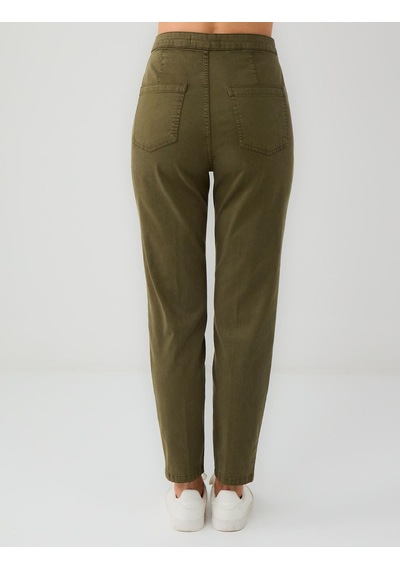Jimmy Key Jimmy Key Haki Normal Bel Normal Paça Gabardin Pantolon 5ww184558310