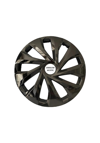 Renault 14 İnç Jant Kapağı Siyah Kırılmaz 4 Adet Reno 4810syhrenault