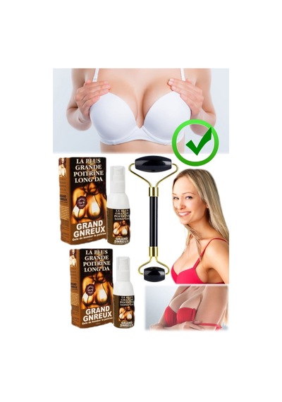 Çift Taraflı Masaj Aleti + 2 Adet 100 Ml & 100 Ml Losyon Spreyi Karışık