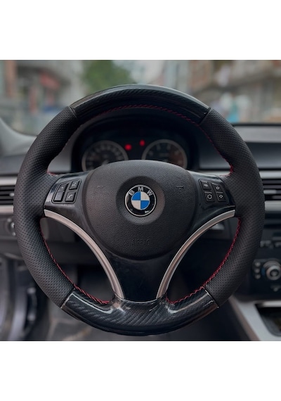Bmw E90 Araca Özel Dikmeli Direksiyon Kılıfı 1 Adet