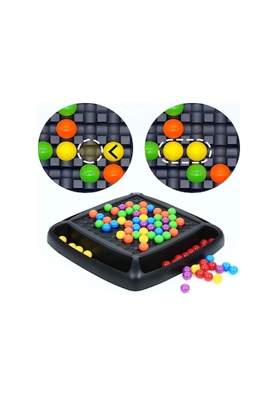 Renkli Toplar Candy Crush 80 Boncuklu Eğitici Düşünce Geliştirici Eşleştirme Kutu Oyunu
