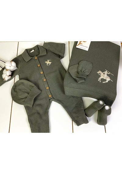 U.S. Polo Assn. Polo Triko 5 Li Set Koyu Yeşil