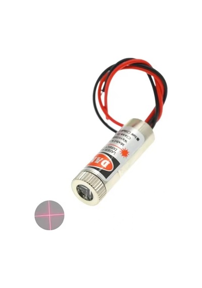 12mm 650nm 5mw Kırmızı Çapraz Kafalı Lazer