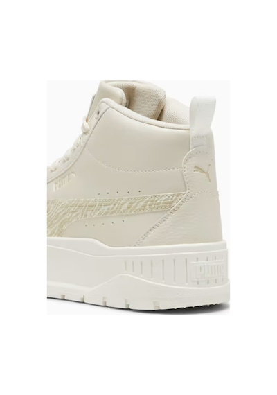 Puma Karmen Iı Mid Animal Fever Kadın Sıcak Beyaz Sneaker 39746001 Beyaz - Krem