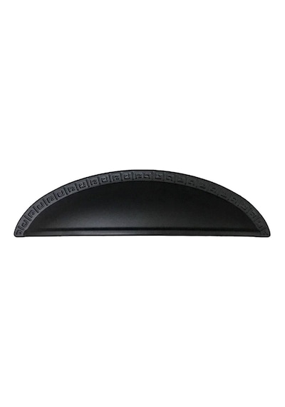 Tas Çanak Mobilya Dolap Kulp Desenli 96 mm Mat Siyah