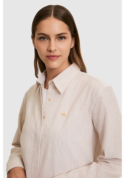 U.S. Polo Assn. U.s. Polo Assn. Kadın Bej Gömlek Desenli 50324635-vr011