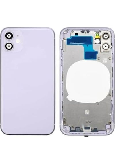Apple Uyumlu iPhone 12 İle Boş Kasa Mor