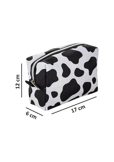 Voice Clutch Seyahat Makyaj Kozmetik Çantası Kumaş 250 Dalmaçya Desenli