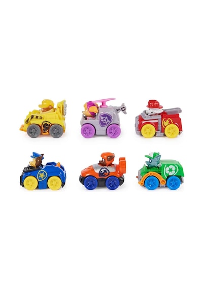 Paw Patrol Pup Squad Racers 6 Lı Araba Seti Chase, Skye Ve Marshall Dahil Mini Araçlar Paw Petrol