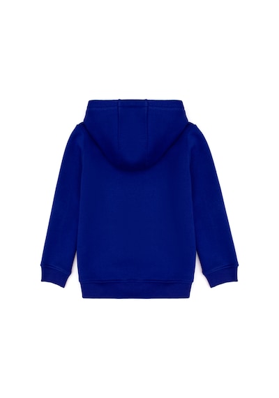 U.S. Polo Assn. Kız Çocuk Mor Basic Kapüşonlu Şardonlu Basic Sweatshirt 50314311-VR038