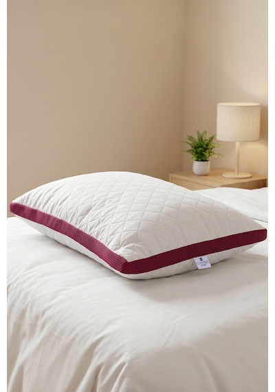 Klimalı Yastık 50x70 Cm Terletmeyen, Hava Alan Mikrofiber Uyku Yastığı Bordo