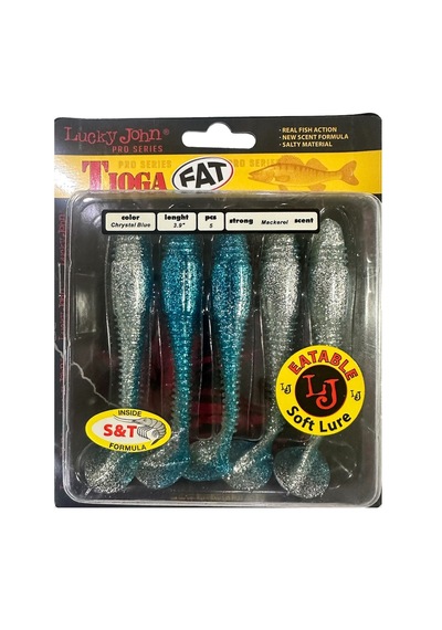 Lucky John Tioga Fat 3.9" 9.91cm 5 Adet Silikon Yem T05