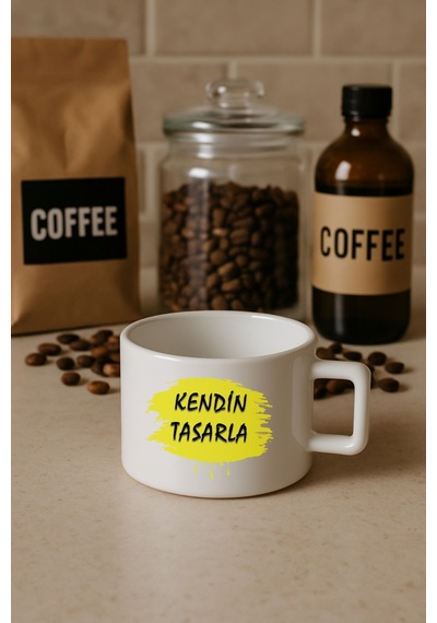 Kendin Tasarla Bardak - Kişiye Özel Bardak Satıya Sor 2 Nescafe Bardağı