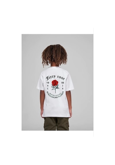 Primemağazam Çocuk Unisex Baskılı T-shirt - Beyaz Çeşitli