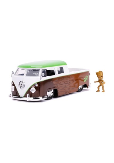 Jada Groot & 1963 Volkswagen Bus Pickup 1/24 Model Araba