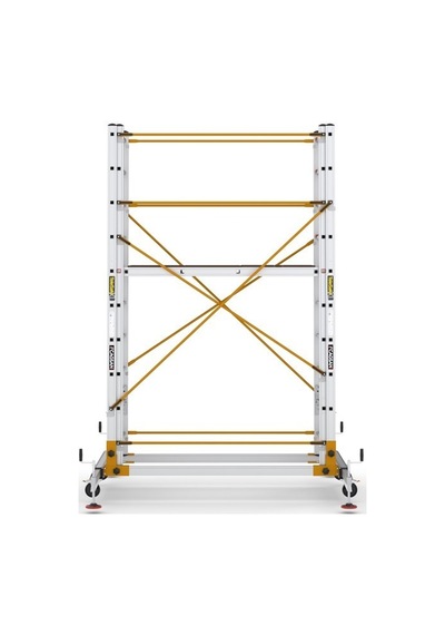 Çağsan 2x10 Basamaklı Telesafe Xl Fp - İki Parçalı Alüminyum İskele S005 Xl Fp
