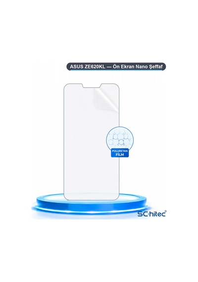 Asus Ze620kl Uyumlu Ön Yüzey Nano Şeffaf Hidrojel Ekran Koruyucu