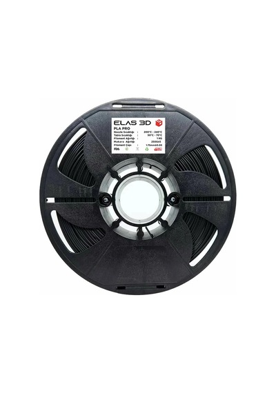 Elas Siyah Pla Pro Filament 1.75mm 1kg