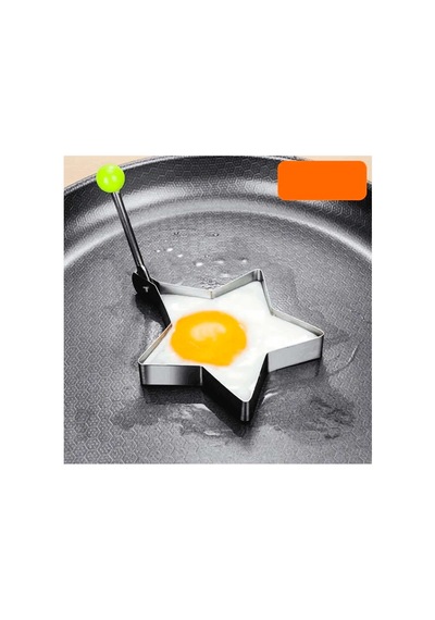 Metalik Yıldız Şeklinde Metal Omlet Yumurta Ve Krep Kalıpları Evimdeyokyok