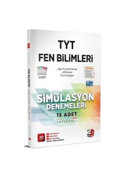 2023 TYT Simülasyon Fen Bilimleri Denemeleri -  3D Yayınları