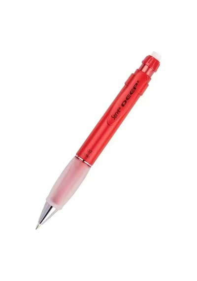 Deep Mekanik Kurşun Kalem 0.7mm Metalik Asil Altın Kırmızı