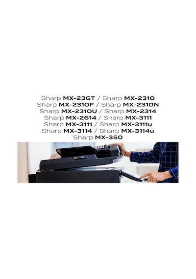 Sharp Mx-23gt Kırmızı Toner Tozu Ve Çipi Set / Mx2310 / Mx2314 / Mx2614 / Mx3111 / Mx3114