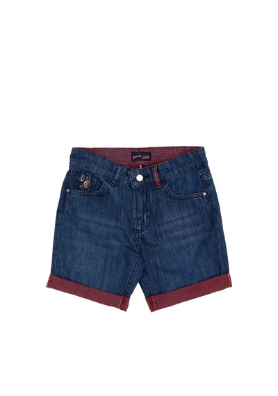 U.s. Polo Assn. Erkek Çocuk Plum Şort Jean 50304276-vr177 New Plum