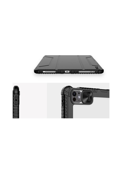 Nillkin Apple Uyumlu iPad Air 13 2024 Standlı Bumper Smart Cover Tablet Kılıf Lacivert Kapaklı Kılıf Nillkin Apple Uyumlu iPad Air 13 2024 Standlı Bumper Smart Cover Tablet Kılıf Lacivert Kapaklı Kılıf