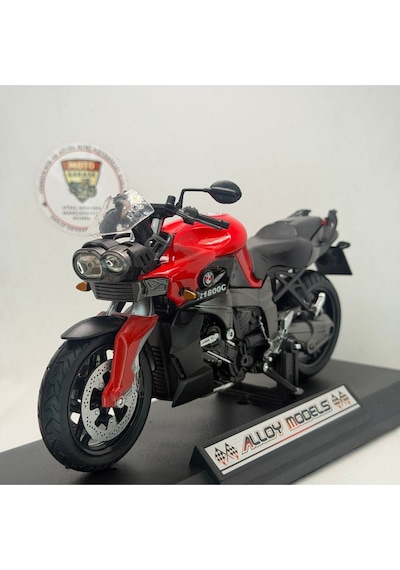 Bmw R1800c Kırmızı Model Motosiklet 1:12 Ölçekli Hediyelik Koleksiyon