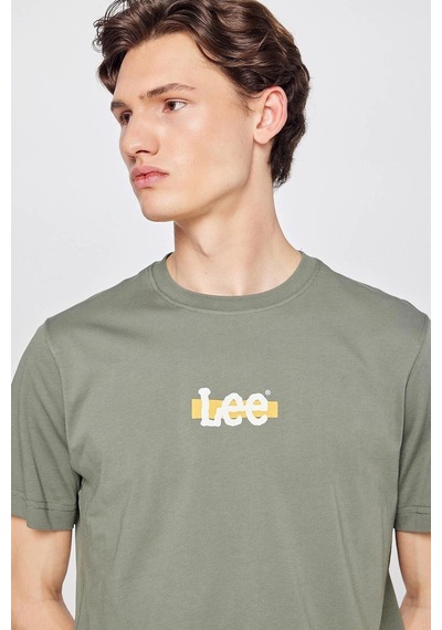 Lee T-shirt L241521801 Koyu Haki