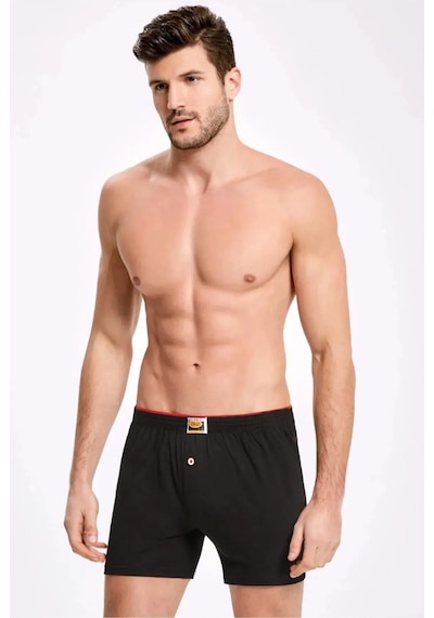 Ilke 6'lı Paket İlke Erkek Penye Boxer 001