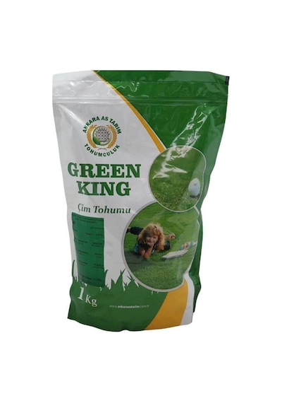 Green King Çim Tohumu 3'lü Karışım Tamir Yama 1 Kg