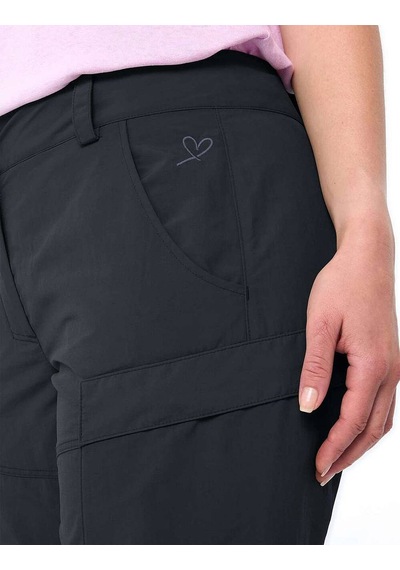 Vaude Neyland Zip-off Kadın Kargo Pantolon 48524 Phantom Black
