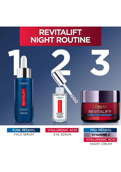 Tr 'l'oreal Paris Revitalift Triple Power Lzr Retinol Gece Serumu Yüz İçin,%0,3 Saf Retinol İçeren, Cildi Nemlendiri