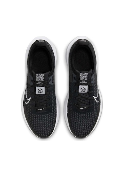 Nike Interact Run Fd2291 001 Erkek Yürüyüş Ve Koşu Ayakkabısı Siyah Beyaz 40-45 Siyah - Beyaz